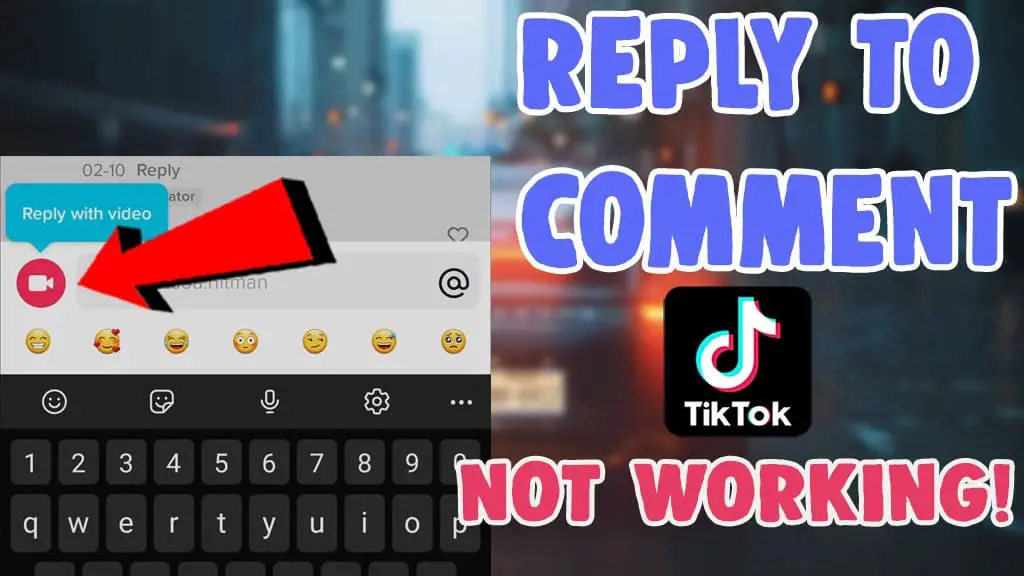 reply to a comment on tiktok with video