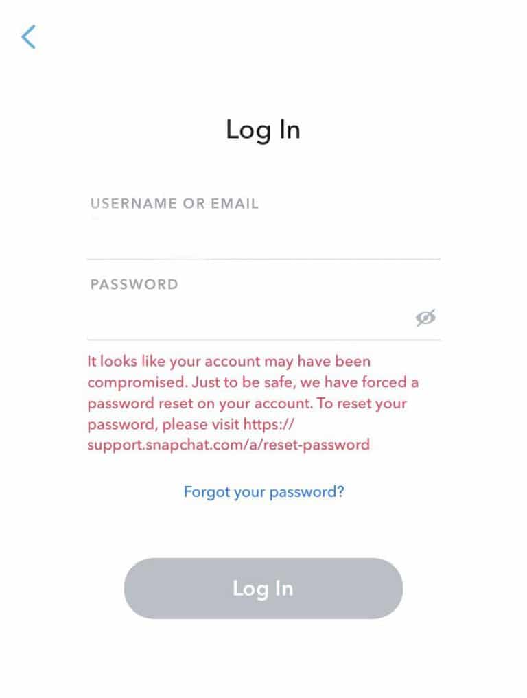 How To Fix Snapchat Account Compromised And Locked 2021 - SALU NETWORK