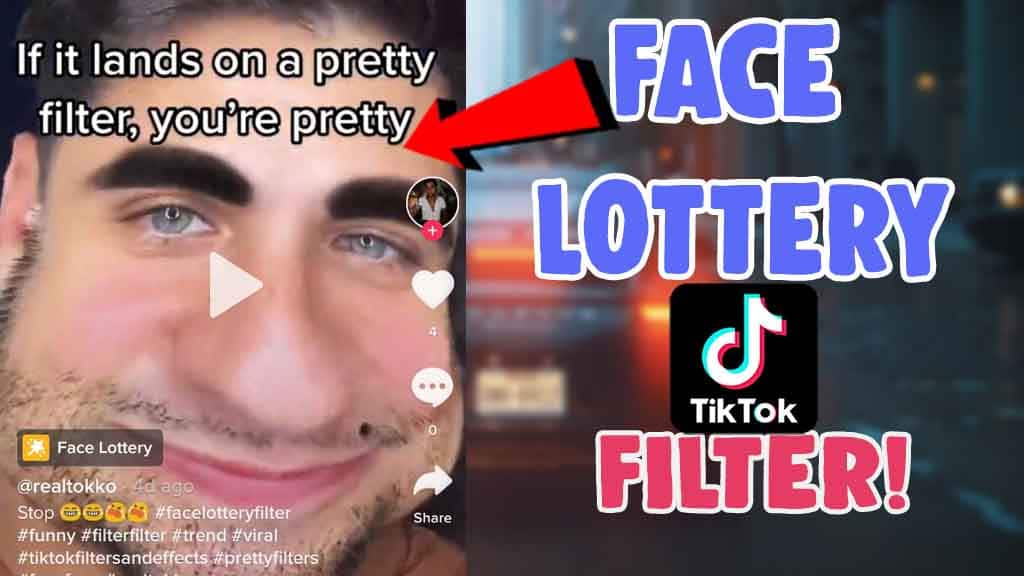 get face lottery filter on tiktok