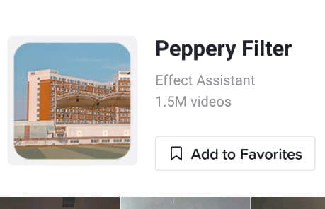 peppery filter tiktok icon