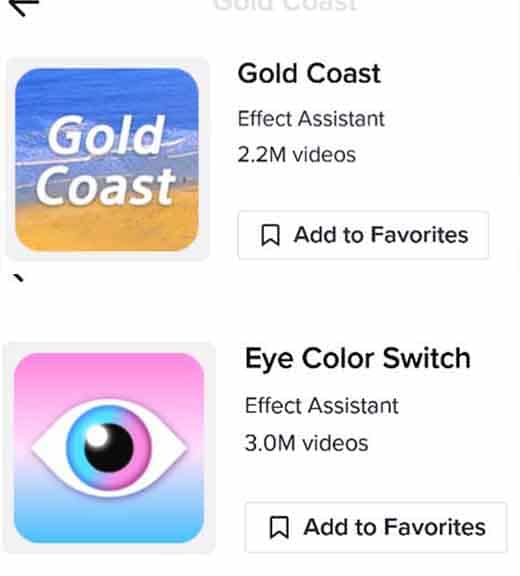 eye color filter tiktok icon