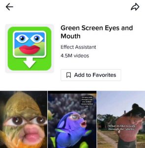eyes and mouth filter tiktok icon