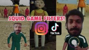 squid game filter effect on instagram