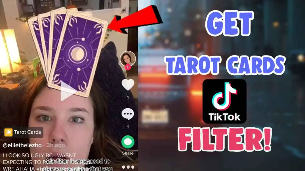 how to get tarot cards filter on tiktok