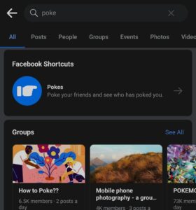 how to poke someone on facebook ios and android