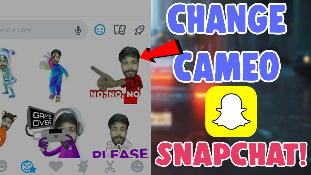 HOW TO CHANGE CAMEO SELFIE ON SNAPCHAT iPhone and Android?