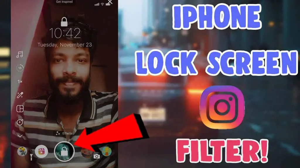 how to make iphone Lock Screen filter Instagram reels