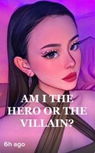 am i the hero or villain cartoon trend