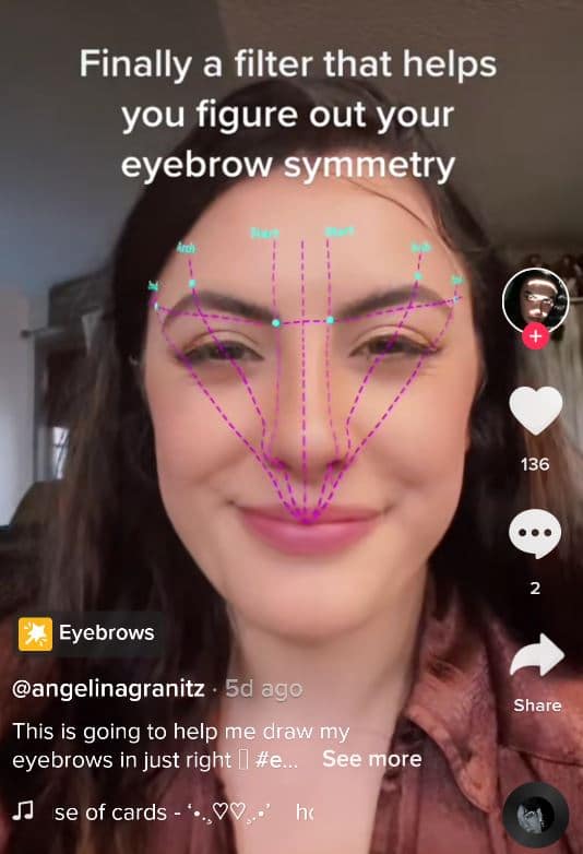 How To Do Eyebrows Filter Trend On Tiktok Salu Network