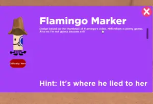 how to get flamingo marker