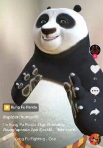 kung fu panda filter on tiktok