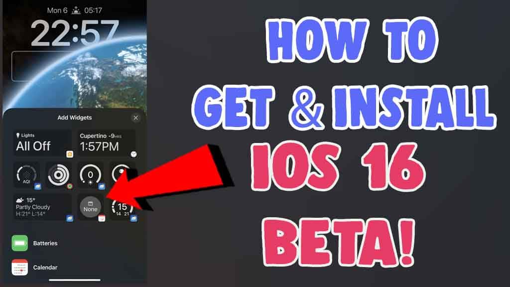 how to get ios 16 beta iphone ipad