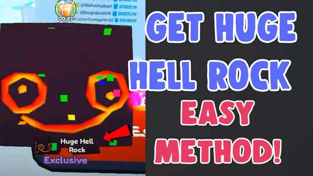 how to get huge hell rock pet sim x