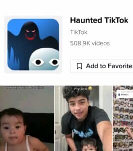 ghost haunted filter on tiktok icon