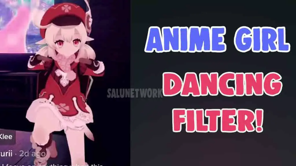 genshin dancing anime girl tiktok filter