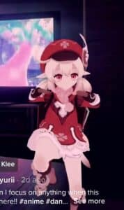 dancing anime girl filter on tiktok