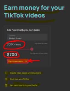 how to earn money sound me.com tiktok 