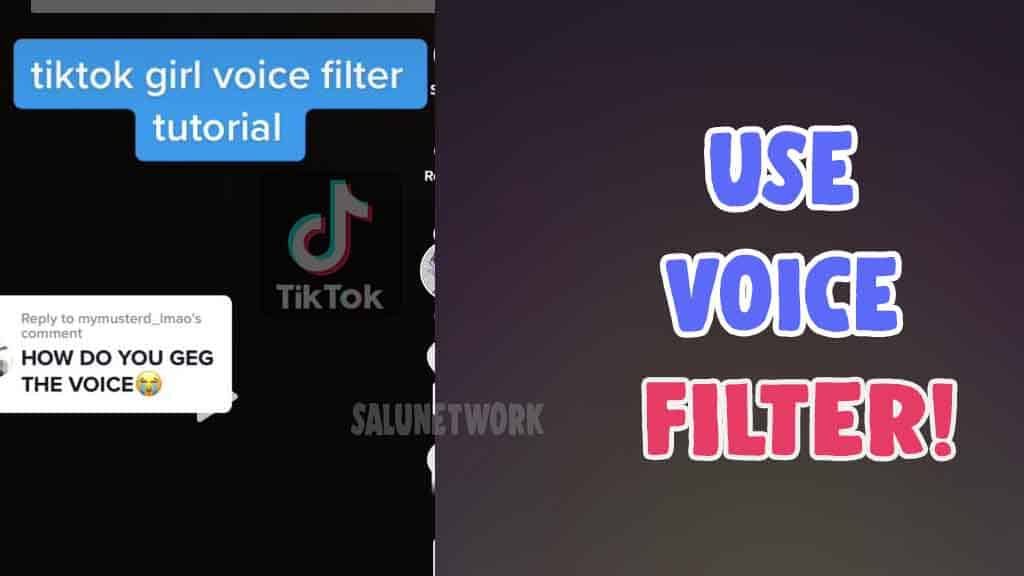 how to do the voice filter on tiktok