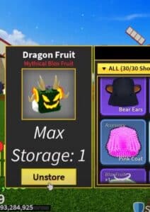 how to unstore a fruit in blox fruits roblox