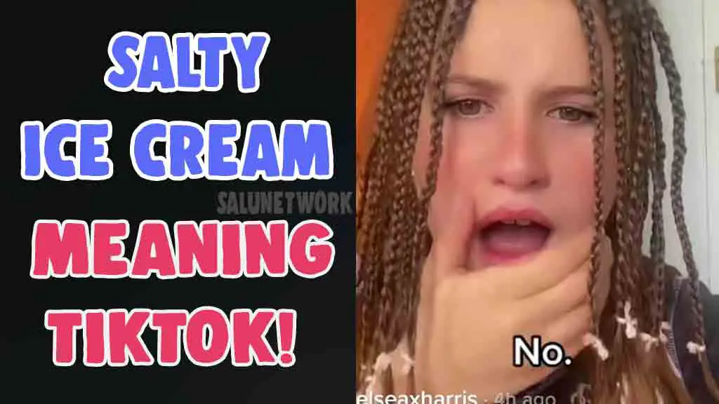 what is salty ice cream meaning tiktok