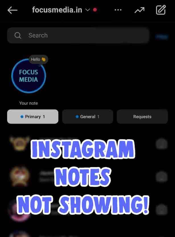 fix instagram notes not showing ios android